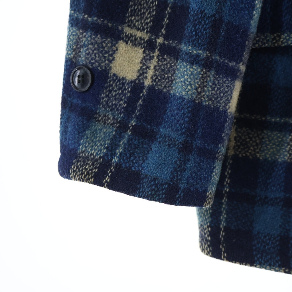 VINTAGE(ヴィンテージ) 60S VINTAGE SEARS BOYVILLE ヴィンテージ ウール チェック Pコート ネイビー