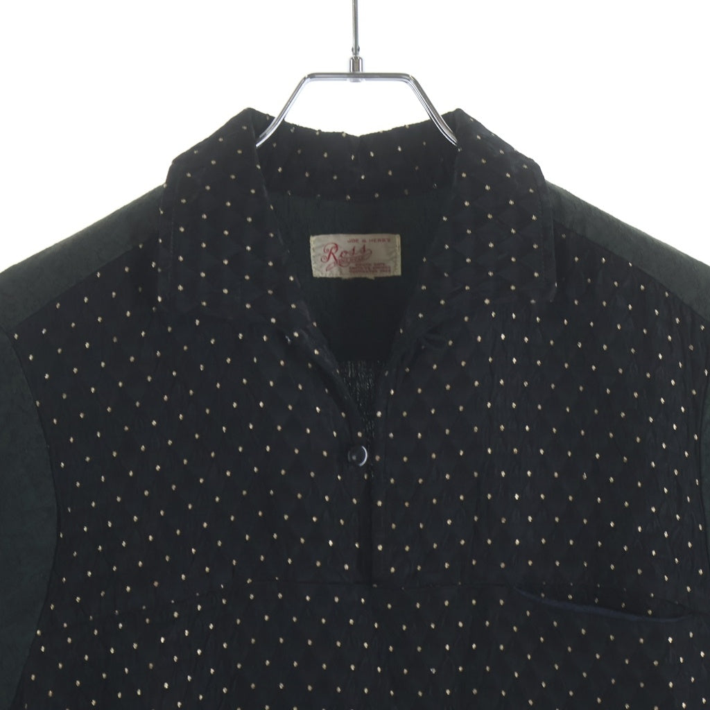VINTAGE(ヴィンテージ) 50-60S VINTAGE JOE&HERB'S ヴィンテージ ジョーアンドハーブス グリッター 半袖シャツ カーキ/ブラック