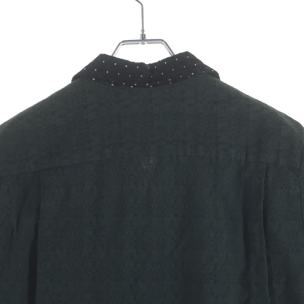 VINTAGE(ヴィンテージ) 50-60S VINTAGE JOE&HERB'S ヴィンテージ ジョーアンドハーブス グリッター 半袖シャツ カーキ/ブラック