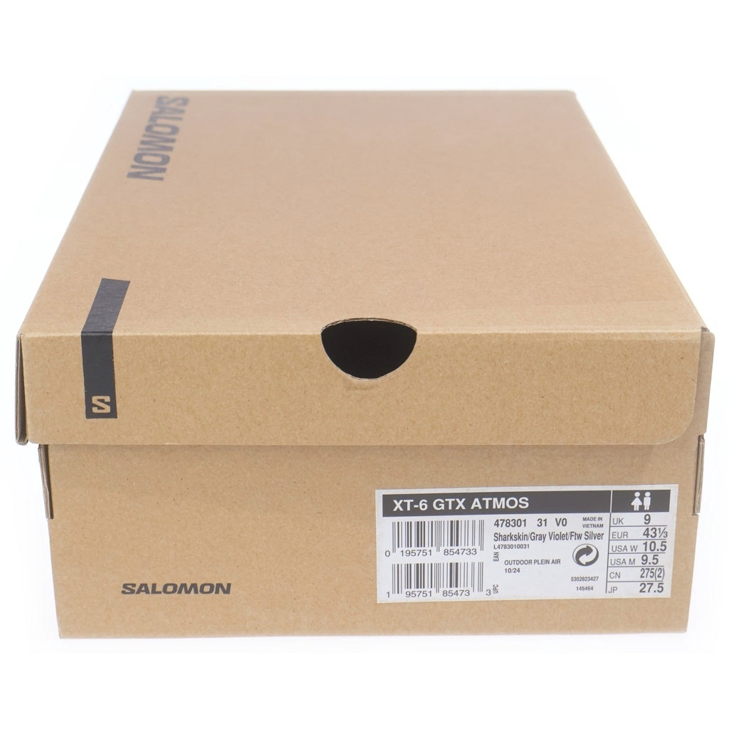 SALOMON(サロモン) ×ATMOS XT-6 GTX アトモス ゴアテックス ローカットスニーカー グレー US9.5/27.5cm 478301