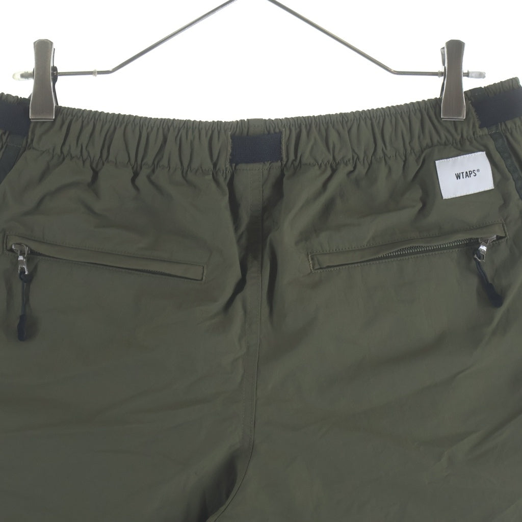 WTAPS(ダブルタップス) 22SS TRACKS SHORTS NYLON TUSSAH ナイロン トラックカーゴショーツ ハーフパンツ カーキ 221BRDT-PTM07