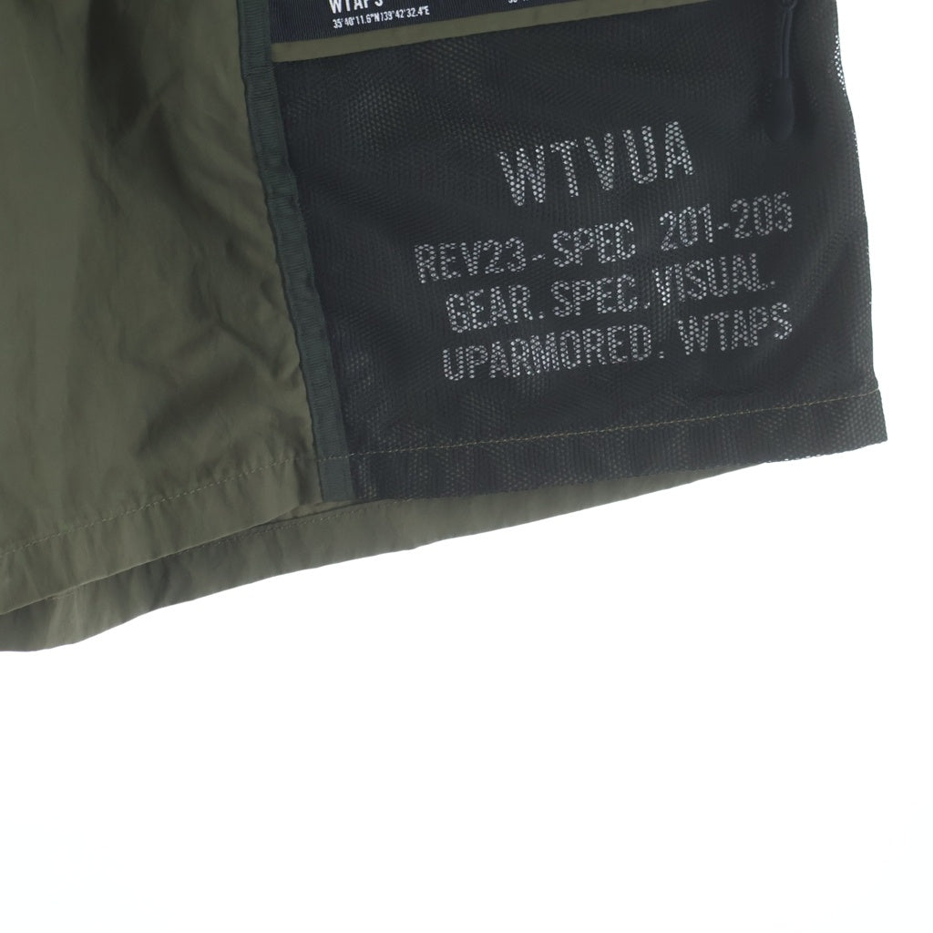 WTAPS(ダブルタップス) 22SS TRACKS SHORTS NYLON TUSSAH ナイロン トラックカーゴショーツ ハーフパンツ カーキ 221BRDT-PTM07