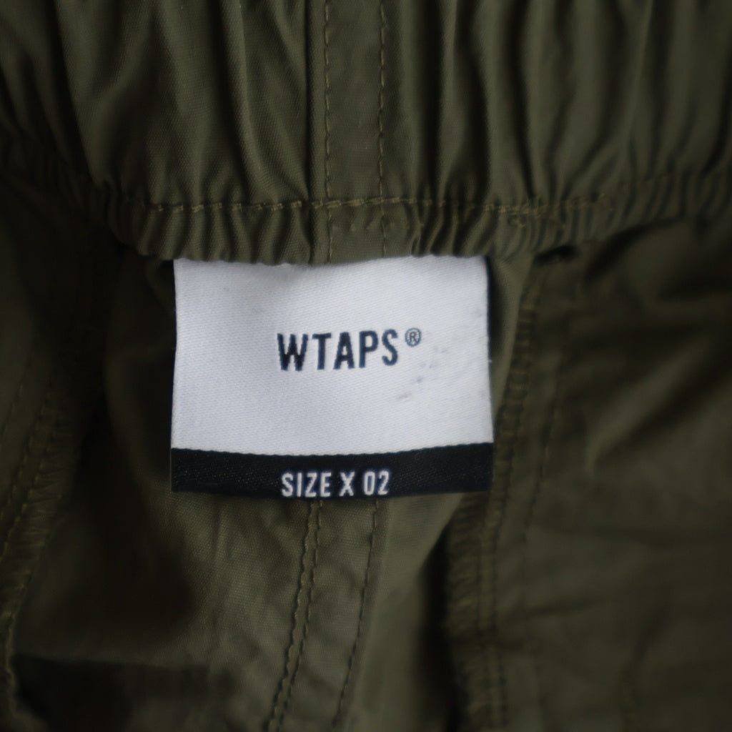 WTAPS(ダブルタップス) 22SS TRACKS SHORTS NYLON TUSSAH ナイロン トラックカーゴショーツ ハーフパンツ カーキ 221BRDT-PTM07