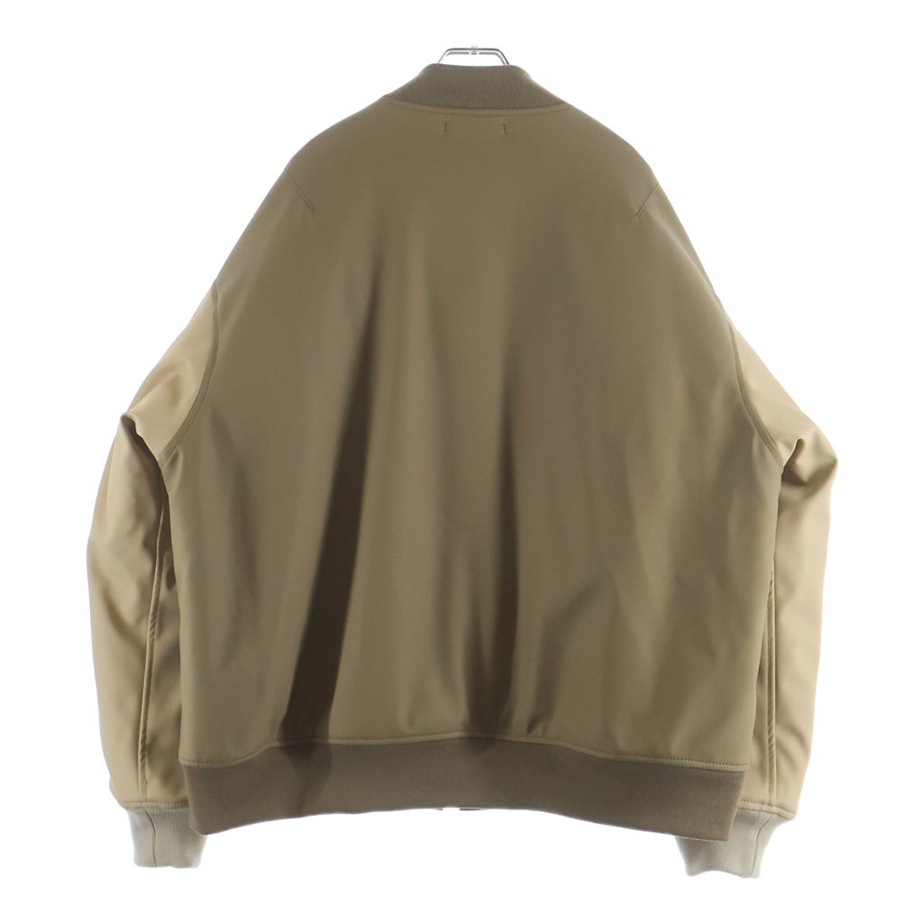 WTAPS(ダブルタップス) 21AW YT13/JACKET/SYNTHETIC シンセティック フェイクレザー ボンバージャケット ブラウン 212BRDT-JKM05