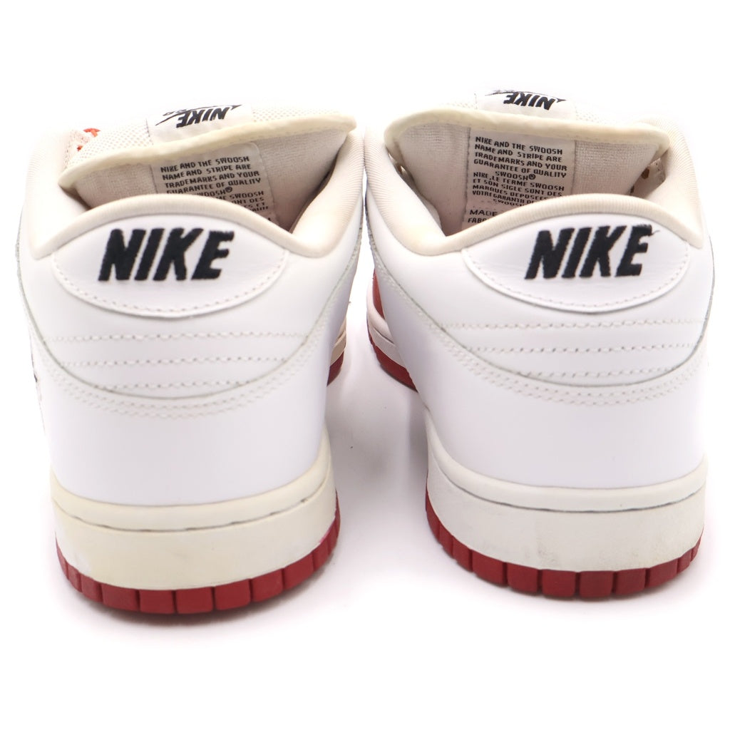 NIKE(ナイキ) ×SUPREME DUNK LOW VARSITY RED シュプリーム ダンク バーシティレッド ローカットスニーカー ホワイト/レッド US10.5/28.5cm CK3480-600