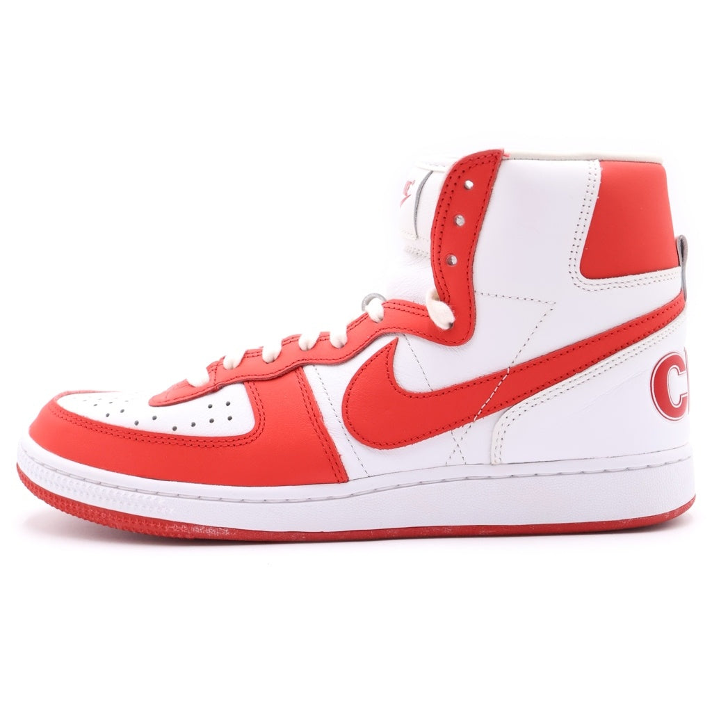 NIKE(ナイキ) ×COMME des GARCONS HOMME PLUS TERMINATOR HIGH RED コムデギャルソンオムプリュス ターミネーター ハイカットスニーカー US10/28cm FD4159-102