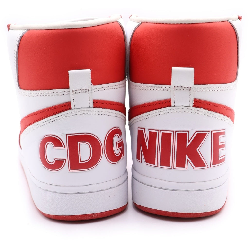 NIKE(ナイキ) ×COMME des GARCONS HOMME PLUS TERMINATOR HIGH RED コムデギャルソンオムプリュス ターミネーター ハイカットスニーカー US10/28cm FD4159-102