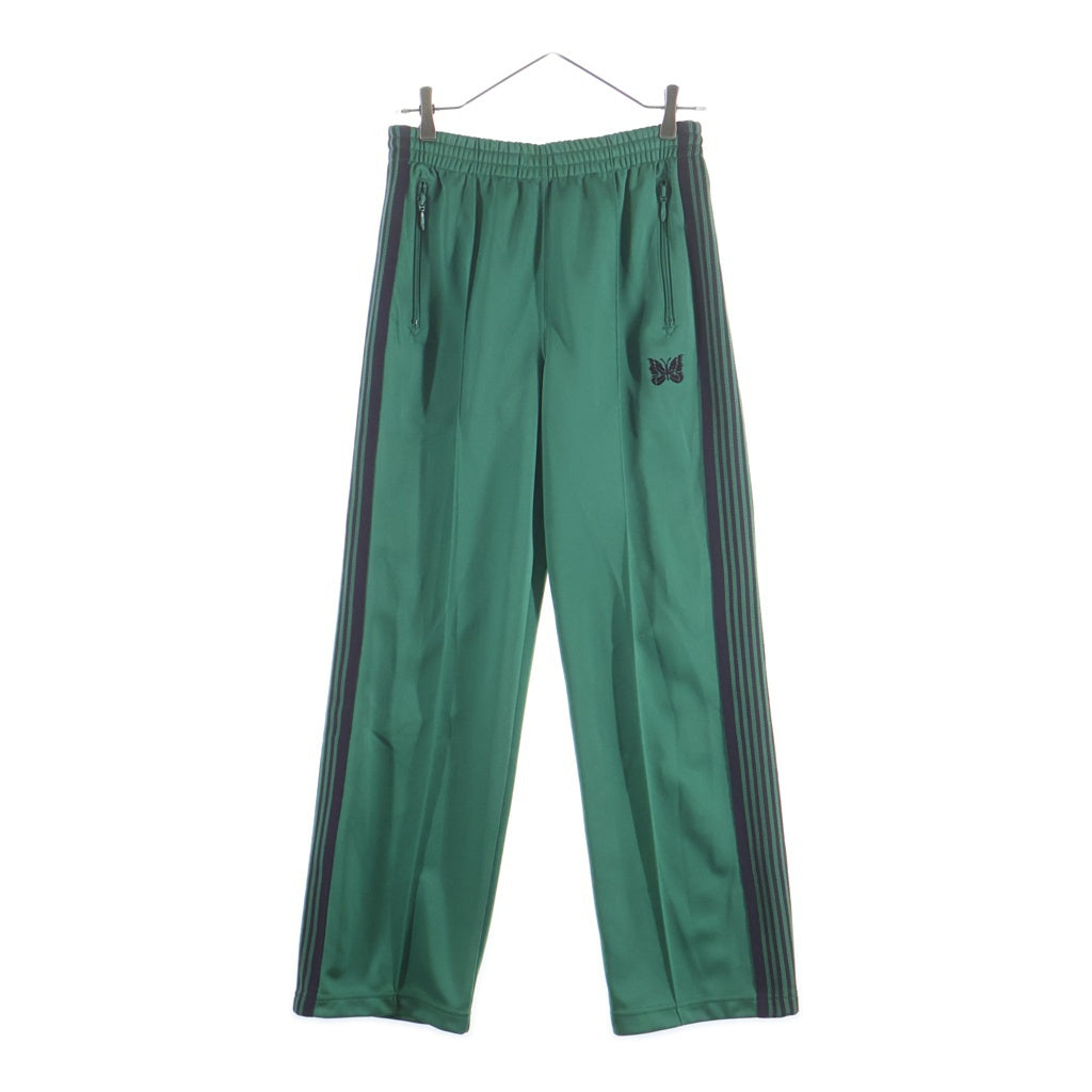 Needles(ニードルス) TRACK PANTS ロゴエンブロイダリー サイドライン トラックパンツ グリーン MR286