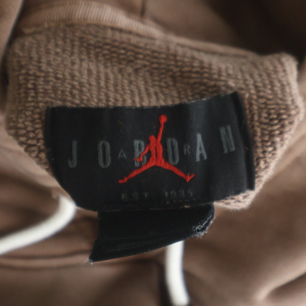 NIKE(ナイキ) JORDAN BRAND M J TS HOODIE ARCHAEO ジョーダンブランド ロゴ ラメストーン プルオーバーフーディー パーカー ブラウン DO4093-256