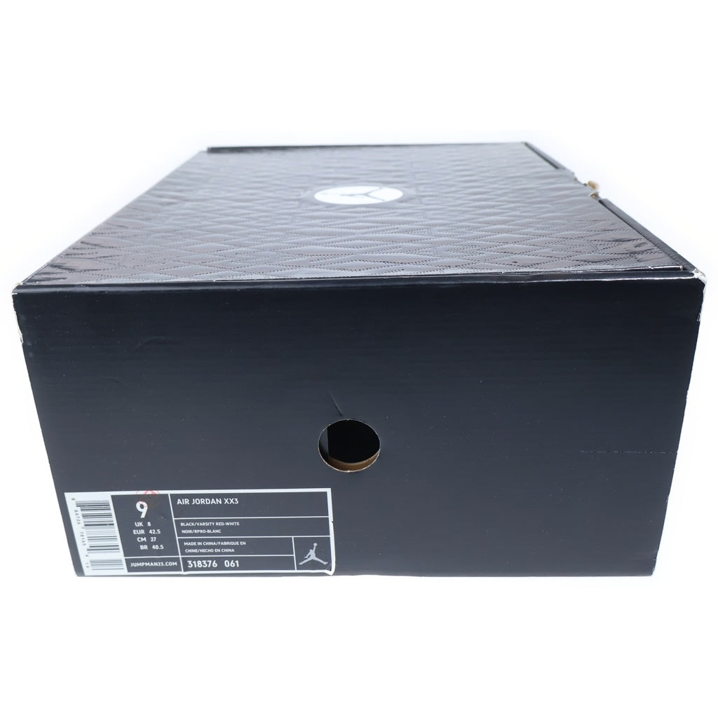 NIKE(ナイキ) 【観賞用2008年製】AIR JORDAN XX3 CHICAGO BULLS エアジョーダン シカゴブルズ ハイカットスニーカー ブラック/レッド/ホワイト US9/27cm 318376-061