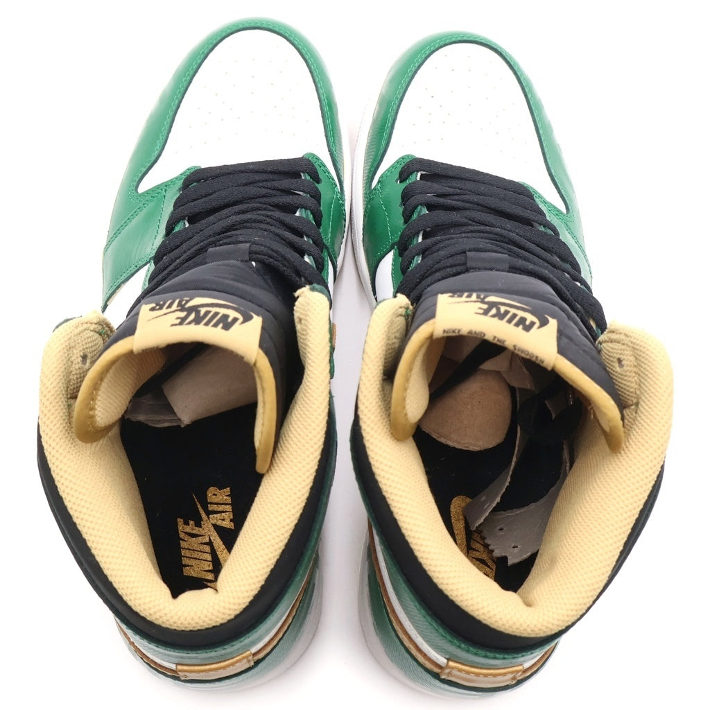NIKE(ナイキ) 【観賞用2013年製】AIR JORDAN 1 RETR HIGH OG CLOVER エアジョーダン レトロ クローバー ハイカットスニーカー US9/27cm 555088-315