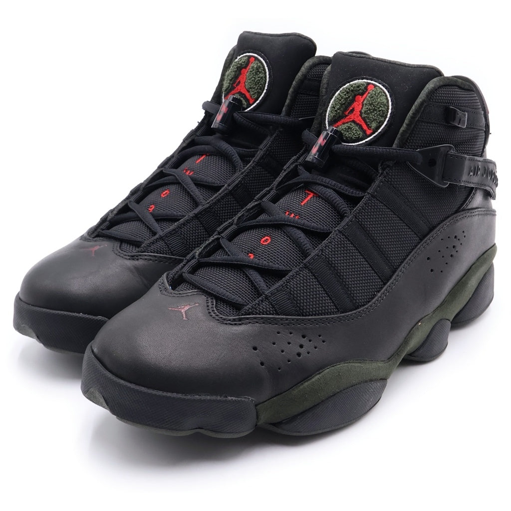 NIKE(ナイキ) 【観賞用2008年製】AIR JODAN 6 RINGS LS エアジョーダン6 リングス ハイカットスニーカー ブラック/カーキ US9/27cm 332157-011