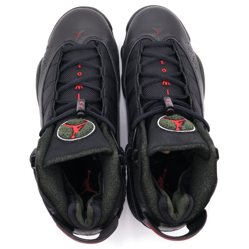 NIKE(ナイキ) 【観賞用2008年製】AIR JODAN 6 RINGS LS エアジョーダン6 リングス ハイカットスニーカー ブラック/カーキ US9/27cm 332157-011