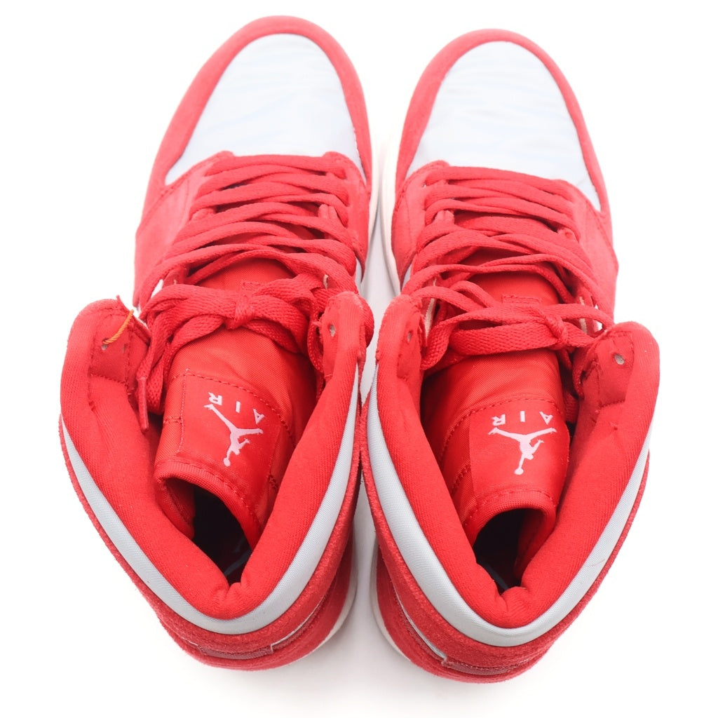 NIKE(ナイキ) AIR JORDAN 1 HIGH エアジョーダン1 レトロ ハイカットスニーカー レッド/グレー US9/27cm AA3993-601