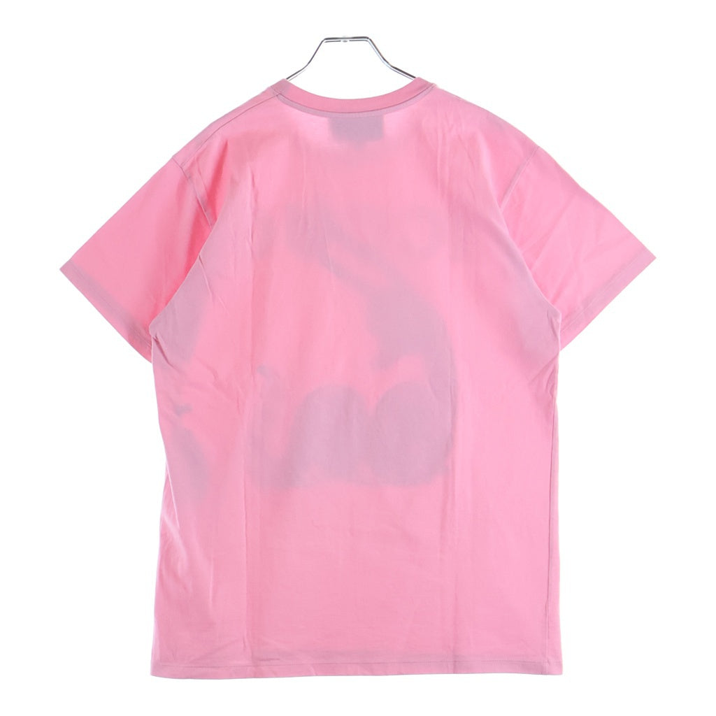 GUCCI(グッチ) Freya Hartas フレイヤハルタス フロントプリント クルーネック 半袖Tシャツ カットソー ピンク 548334 XJDJW