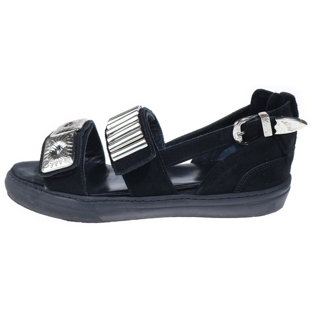 TOGA PULLA(トーガ プルラ) STUDIOUS別注 METAL SNEAKER SANDAL メタルスニーカーサンダル レディース ブラック/シルバー