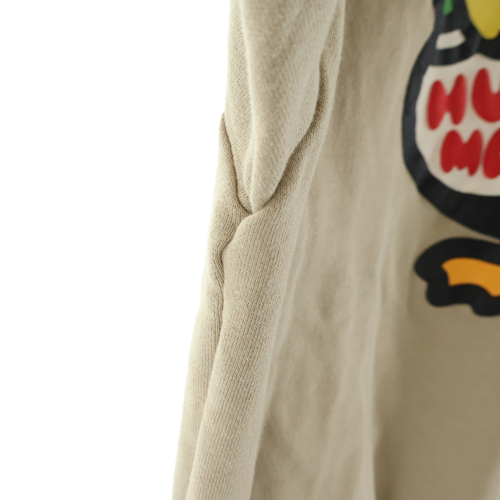 HUMAN MADE(ヒューマンメイド) ダックプリント スウェット クルーネック半袖Tシャツ カットソー ベージュ