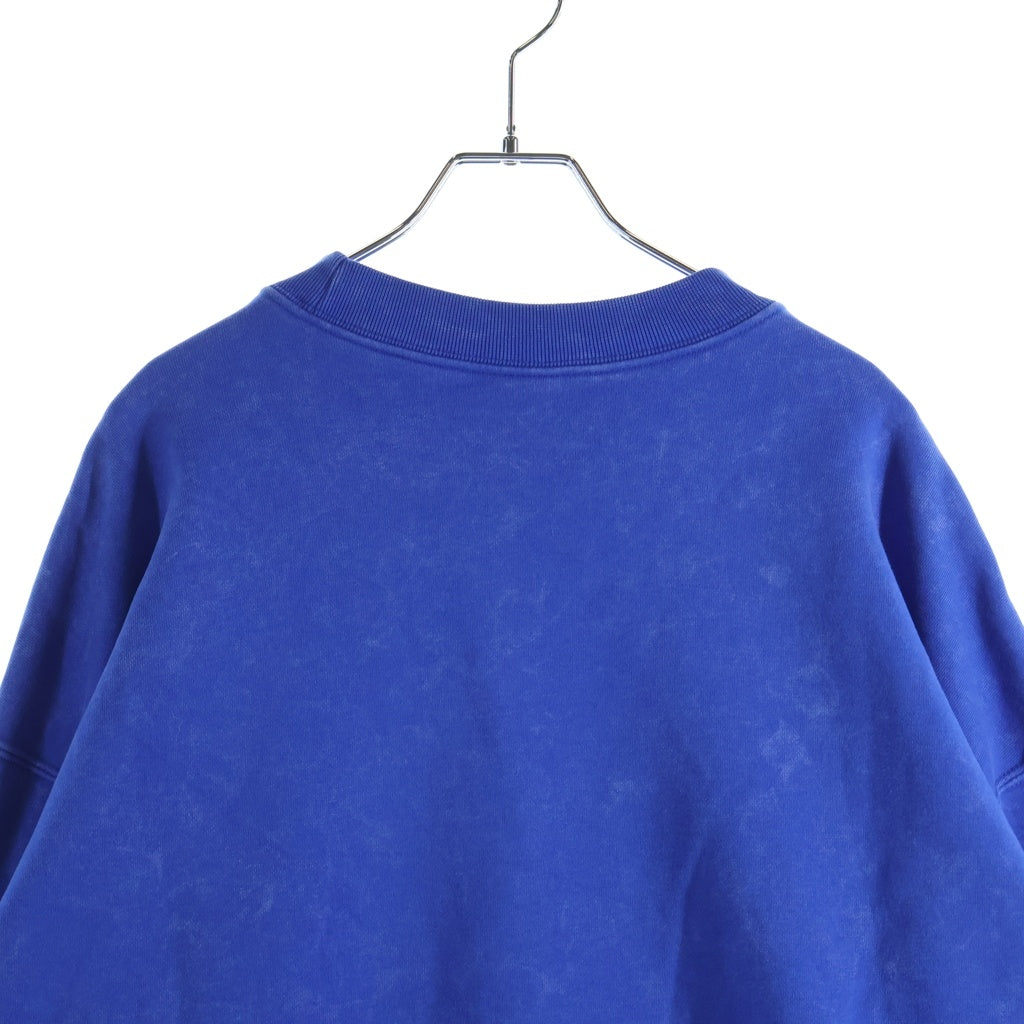 NIKE(ナイキ) ×STUSSY ACID WASH FLEECE ステューシー アシッド ウォッシュ フリース クルーネックスウェットトレーナー ブルー DR4024-480