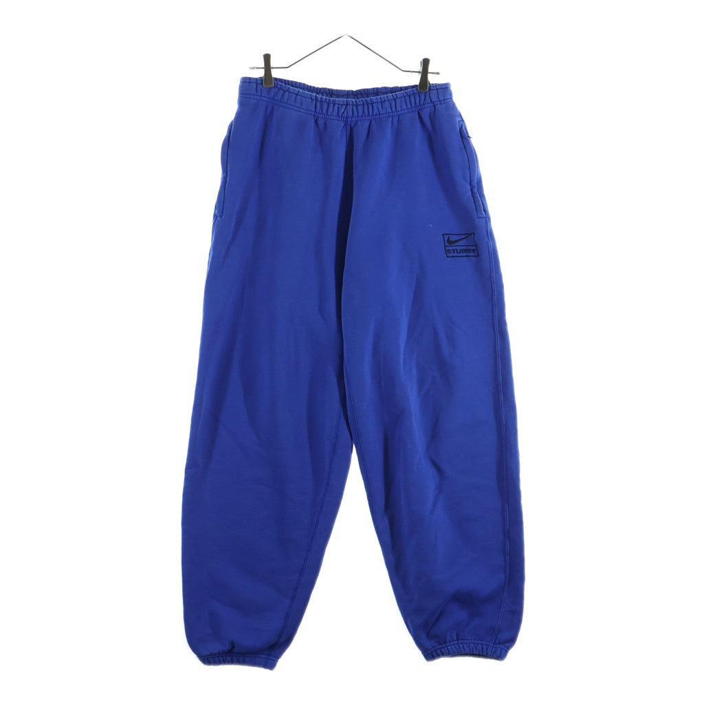 NIKE(ナイキ) ×STUSSY ACID WASH FLEECE ステューシー アシッド ウォッシュ フリース スウェットパンツ ブルー DR4025-480