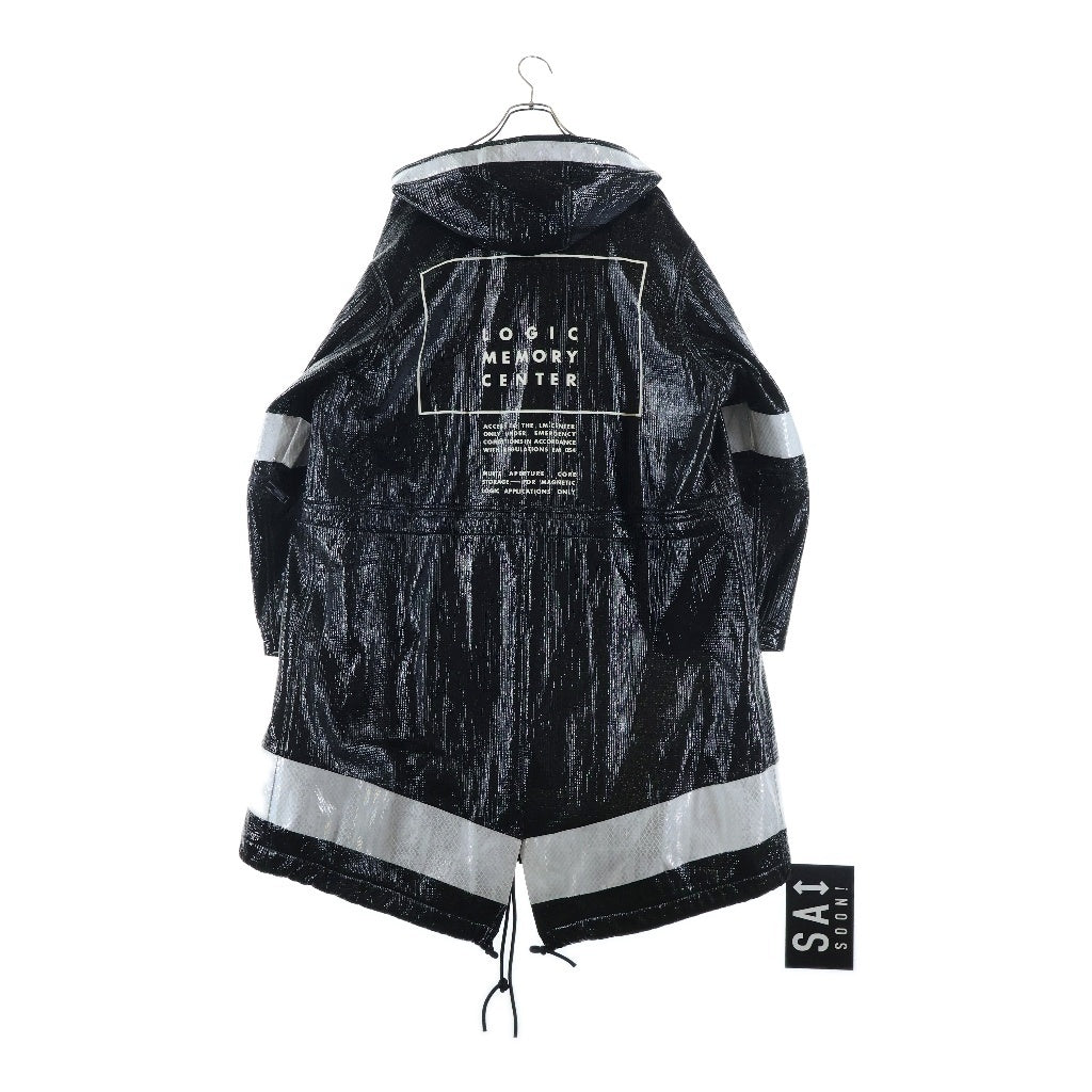 UNDERCOVER(アンダーカバー) 18AW LOGIC MEMORY CENTER COAT 2001年宇宙の旅 ロジック メモリー センター フーデッドコート ブラック UCV4302-1