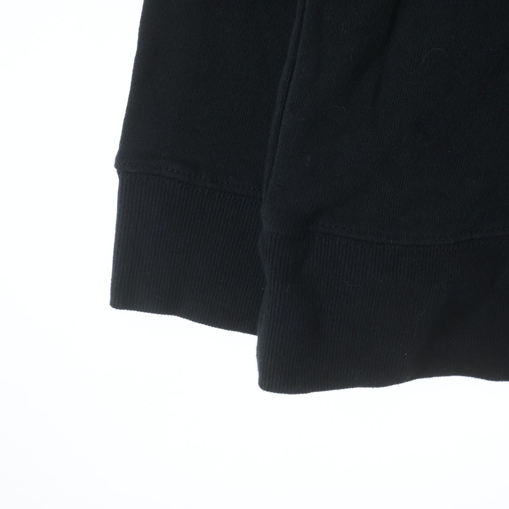 Sacai(サカイ) 19AW ×FRAGMENT DESIGN フラグメントデザイン コットン 両面プリント プルオーバーフーディー パーカー ブラック 19-02028M