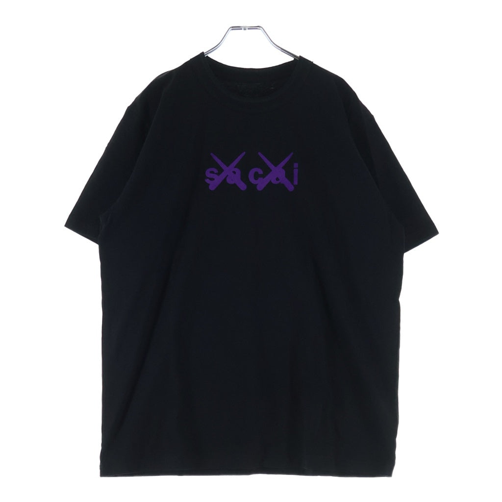 Sacai(サカイ) 21AW ×KAWS FLOCK PRINT T-SHIRT カウズ フロック 
