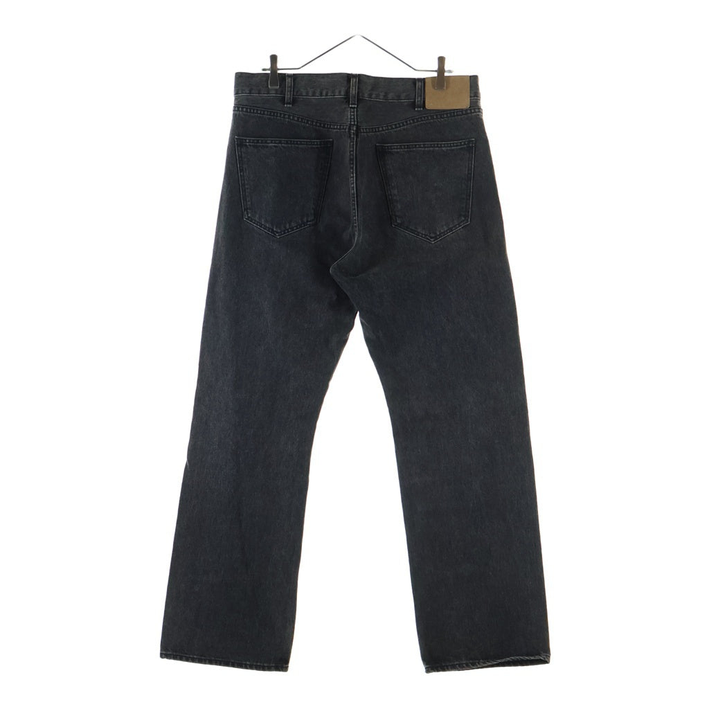 CELINE(セリーヌ) 23AW KURT JEANS カート チャコールウォッシュ加工 ボタンフライストレートレッグジーンズ デニムパンツ ブラック 2N574947F 38CH