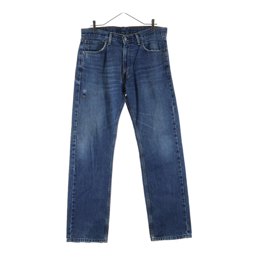 Levi's(リーバイス) ×DOVER STREET MARKET ×FRAGMENT DESIGN 505 VINTAGE DENIM JEANS 両面プリント ジップフライデニムパンツ ジーンズ S110794