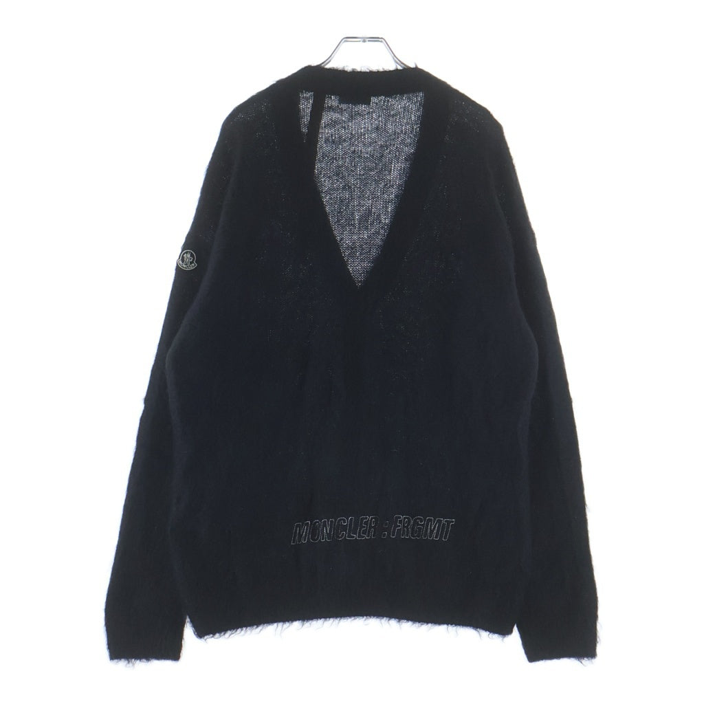 MONCLER(モンクレール) 21AW ×FRAGMENT DESIGN フラグメントデザイン モヘア ダウンポケット カーディガン ブラック G209U9B00001 M1133