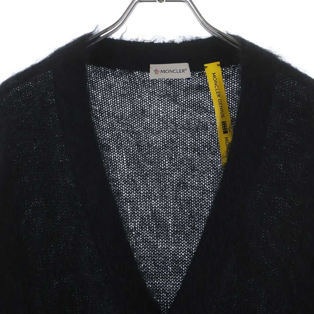 MONCLER(モンクレール) 21AW ×FRAGMENT DESIGN フラグメントデザイン モヘア ダウンポケット カーディガン ブラック G209U9B00001 M1133