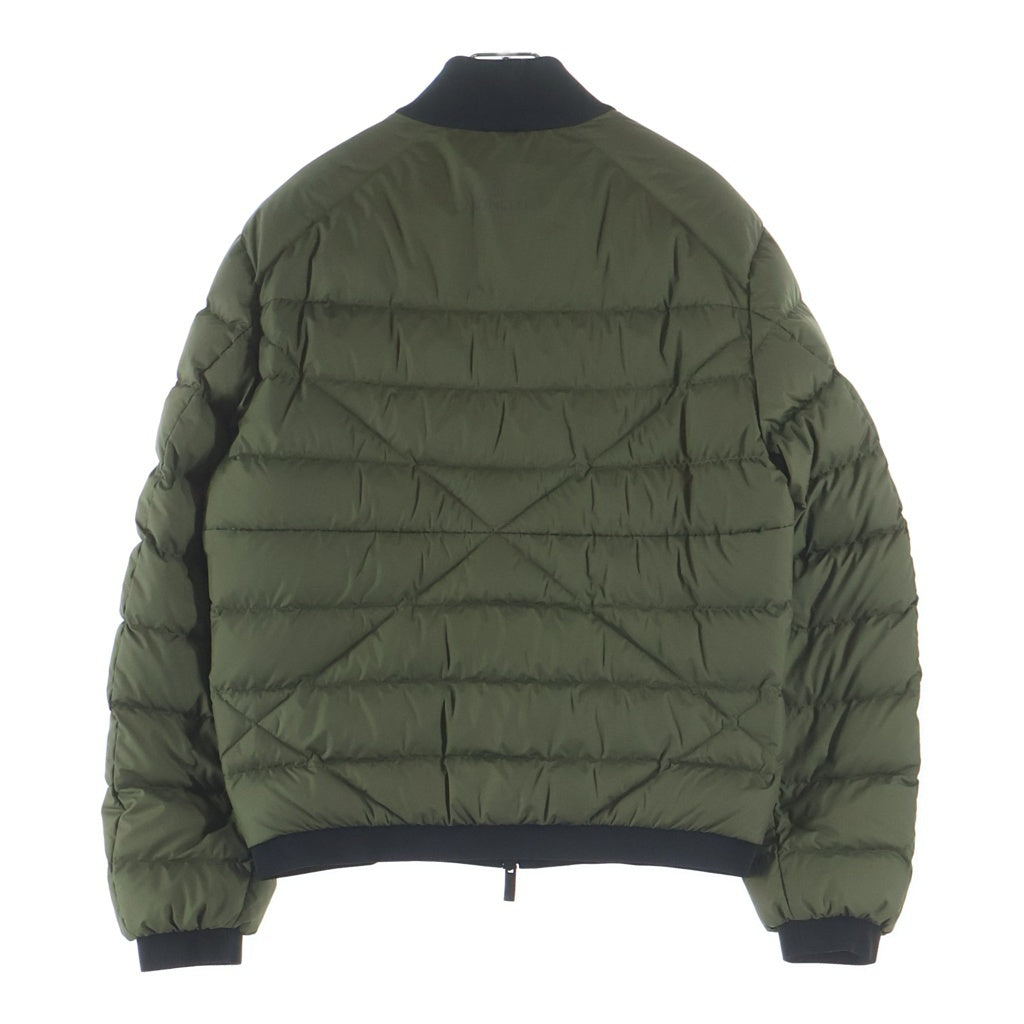 MONCLER(モンクレール) 23AW OISE DOWN JACKET アームロゴワッペン ジップアップ ダウンジャケット ブルゾン グリーン I20911A00043 596IU