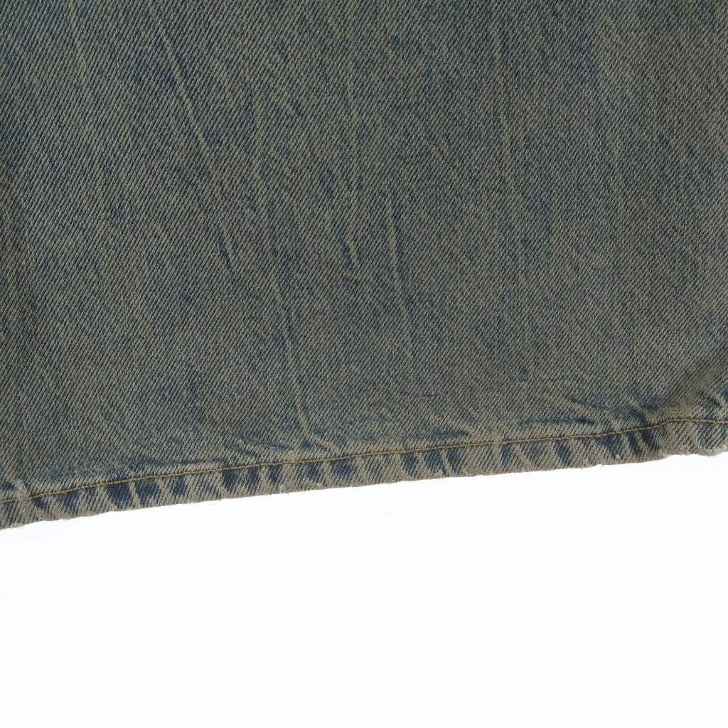 Acne Studios(アクネ ストゥディオズ) 2021M デルタ バックロゴパッチ ウオッシュド加工 マルチポケット ボタンフライ レギュラー フィット デニム パンツ B00338