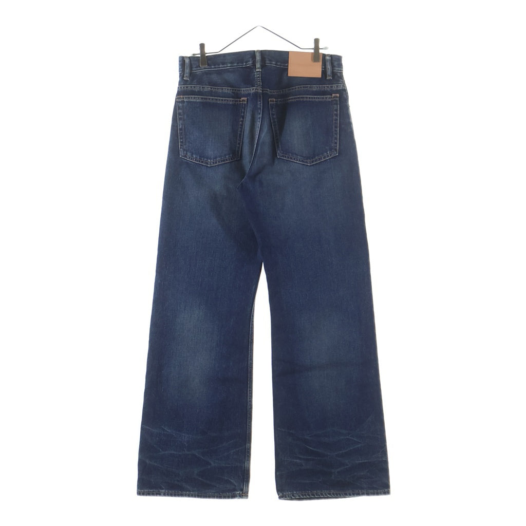 Acne Studios(アクネ ストゥディオズ) 2021M Broadway REGULAR FIT JEANS ブロードウェイ バックロゴパッチ ウオッシュド加工 マルチポケット ボタンフライ レギュラー フィット デニム パンツ B00382