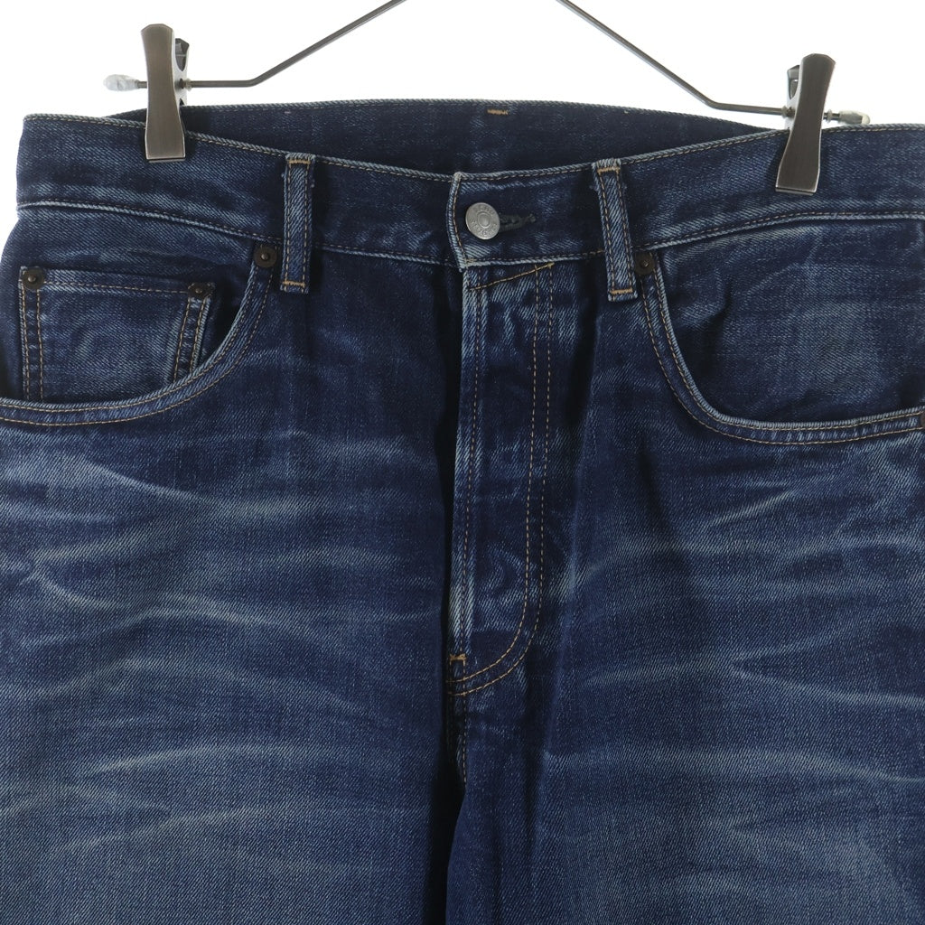 Acne Studios(アクネ ストゥディオズ) 2021M Broadway REGULAR FIT JEANS ブロードウェイ バックロゴパッチ ウオッシュド加工 マルチポケット ボタンフライ レギュラー フィット デニム パンツ B00382