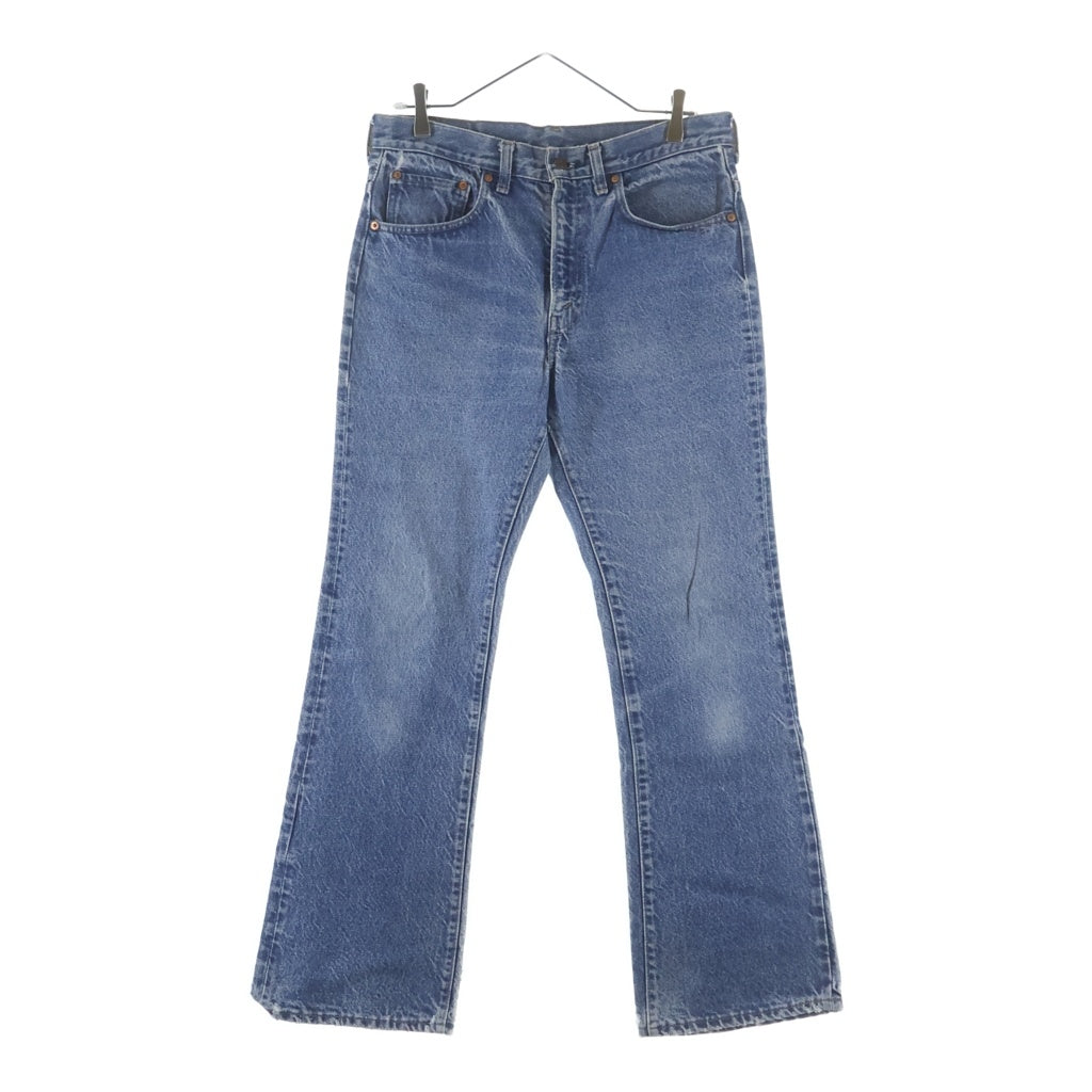 Levi's(リーバイス) 80S VINTAGE 517 ヴィンテージ 66後期 スモールe ボタン裏2 42TALON ブーツカット デニムパンツ インディゴ 517-0217