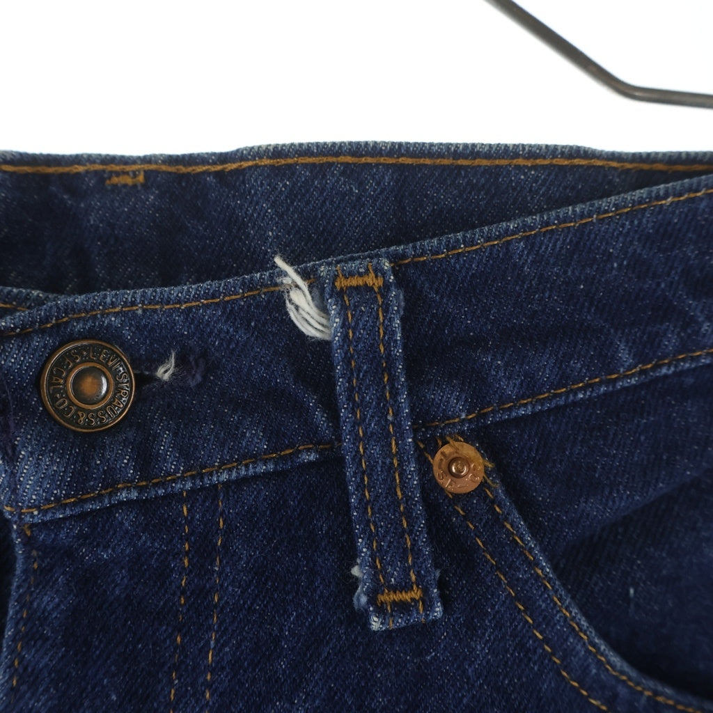 Levi's(リーバイス) 80S VINTAGE 517 ヴィンテージ オレンジタブ ボタン裏231 USA製 ブーツカット デニムパンツ インディゴ 20517-0217