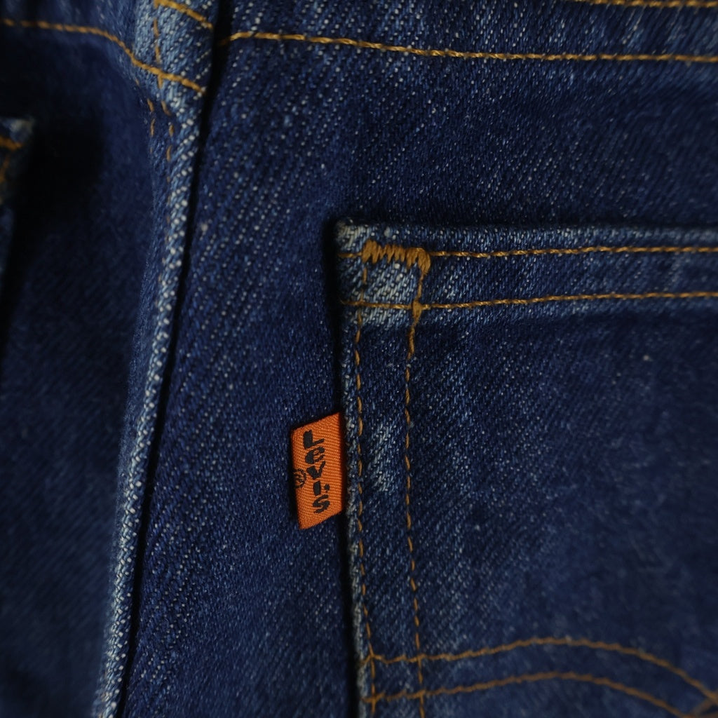 Levi's(リーバイス) 80S VINTAGE 517 ヴィンテージ オレンジタブ ボタン裏231 USA製 ブーツカット デニムパンツ インディゴ 20517-0217