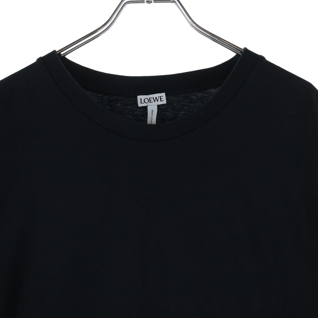 LOEWE(ロエベ) 18AW ロゴプリント クルーネック半袖Tシャツ カットソー ブラック H6289390CR