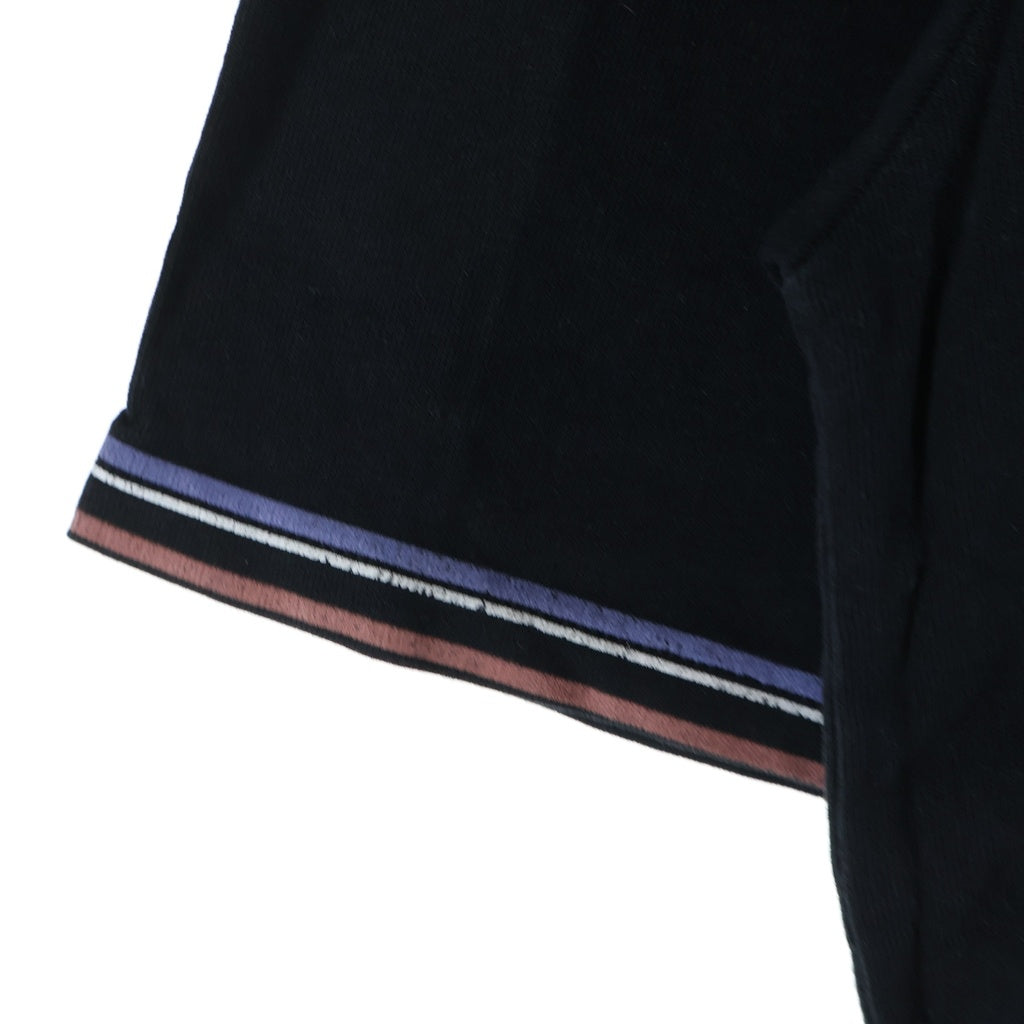 LOEWE(ロエベ) 18AW ロゴプリント クルーネック半袖Tシャツ カットソー ブラック H6289390CR