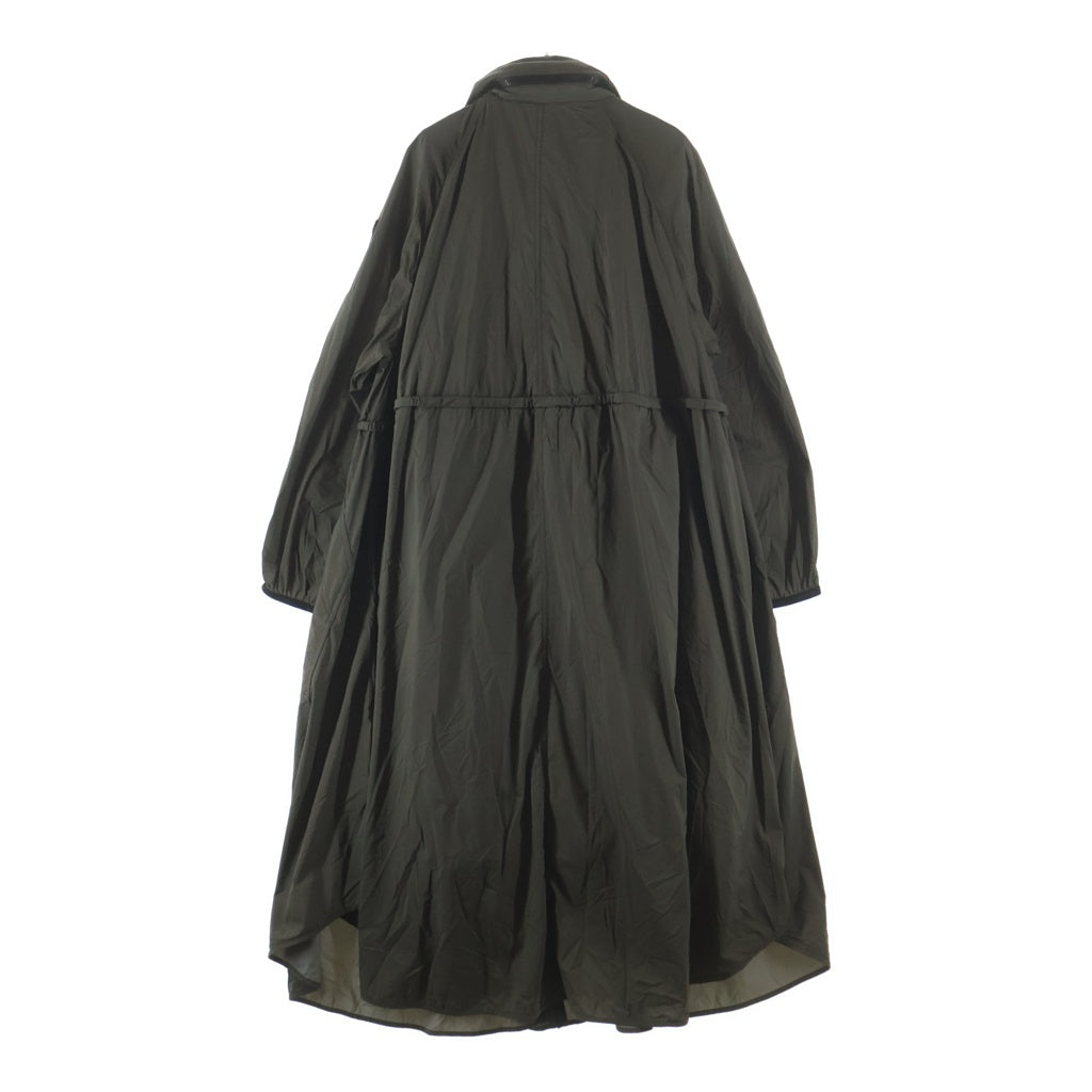 MONCLER(モンクレール) 21SS LIN リン フーデットジップアップ ロングモッズコート カーキ G10931D50400 C0391
