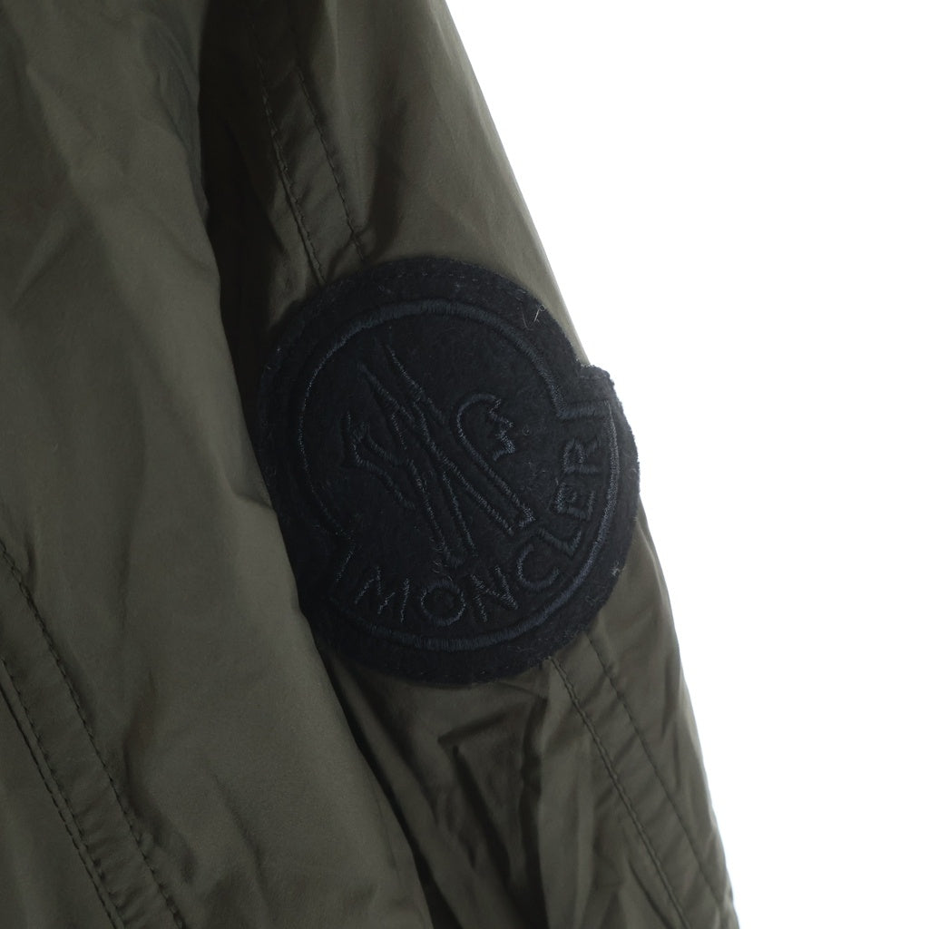 MONCLER(モンクレール) 21SS LIN リン フーデットジップアップ ロングモッズコート カーキ G10931D50400 C0391