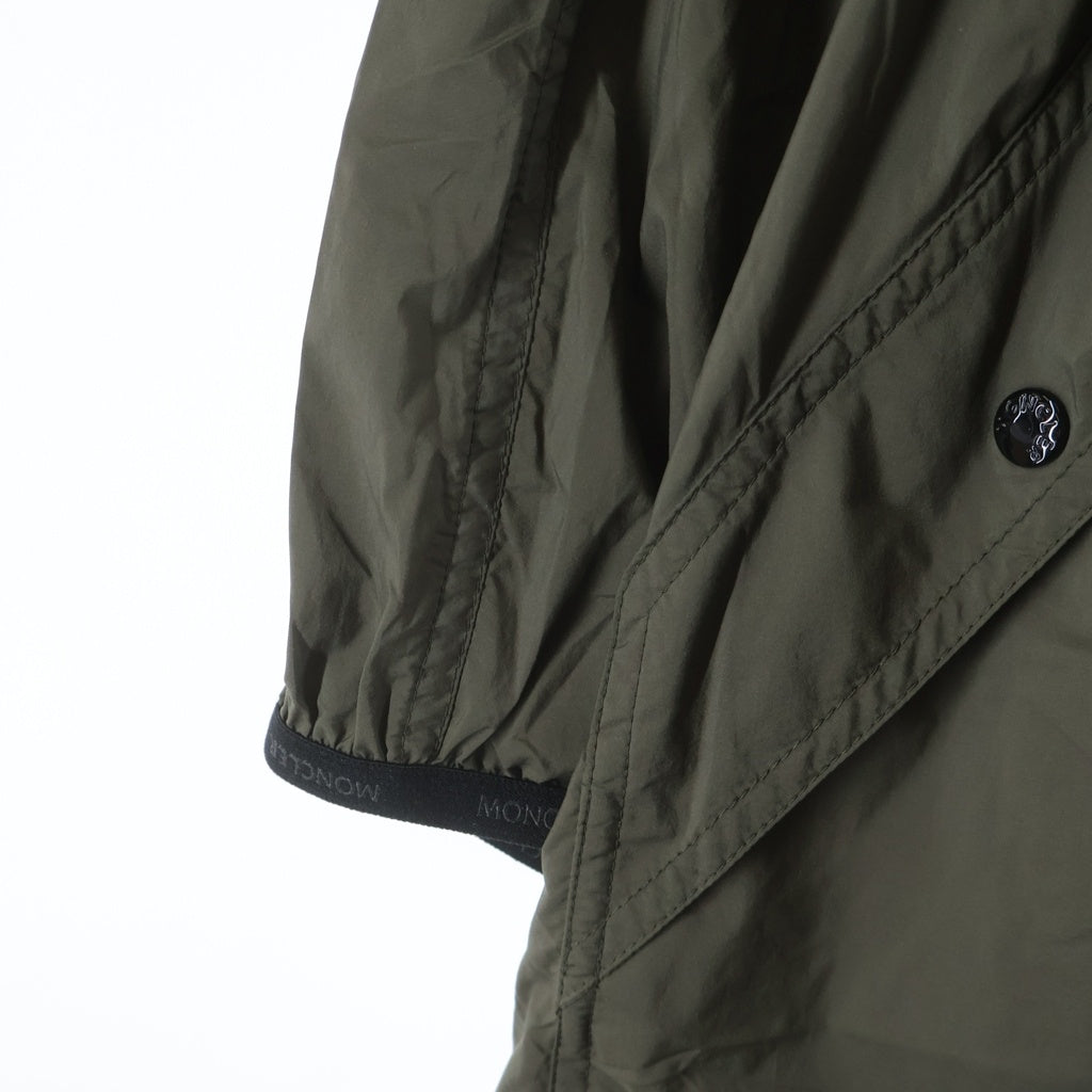 MONCLER(モンクレール) 21SS LIN リン フーデットジップアップ ロングモッズコート カーキ G10931D50400 C0391