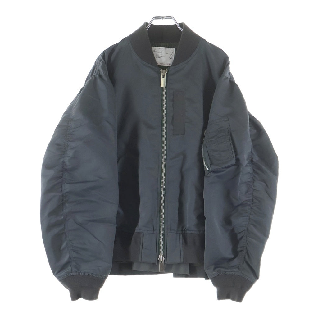 Sacai(サカイ) NYLON TWILL BLOUSON MA‐1 ナイロンツイル ジップアップ 