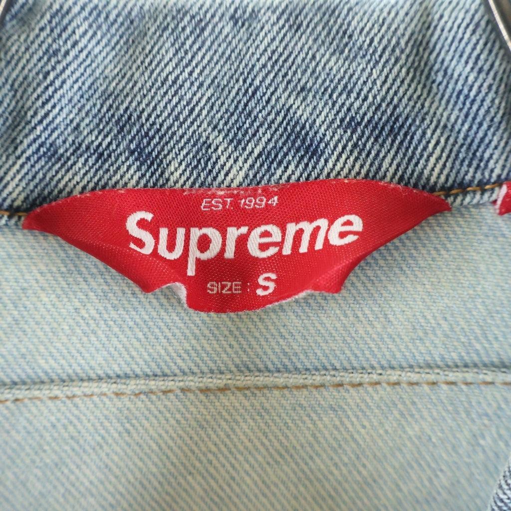 SUPREME(シュプリーム) 22AW Layered Denim Trucker Jacket レイヤードデザイン デニム トラッカージャケット インディゴ