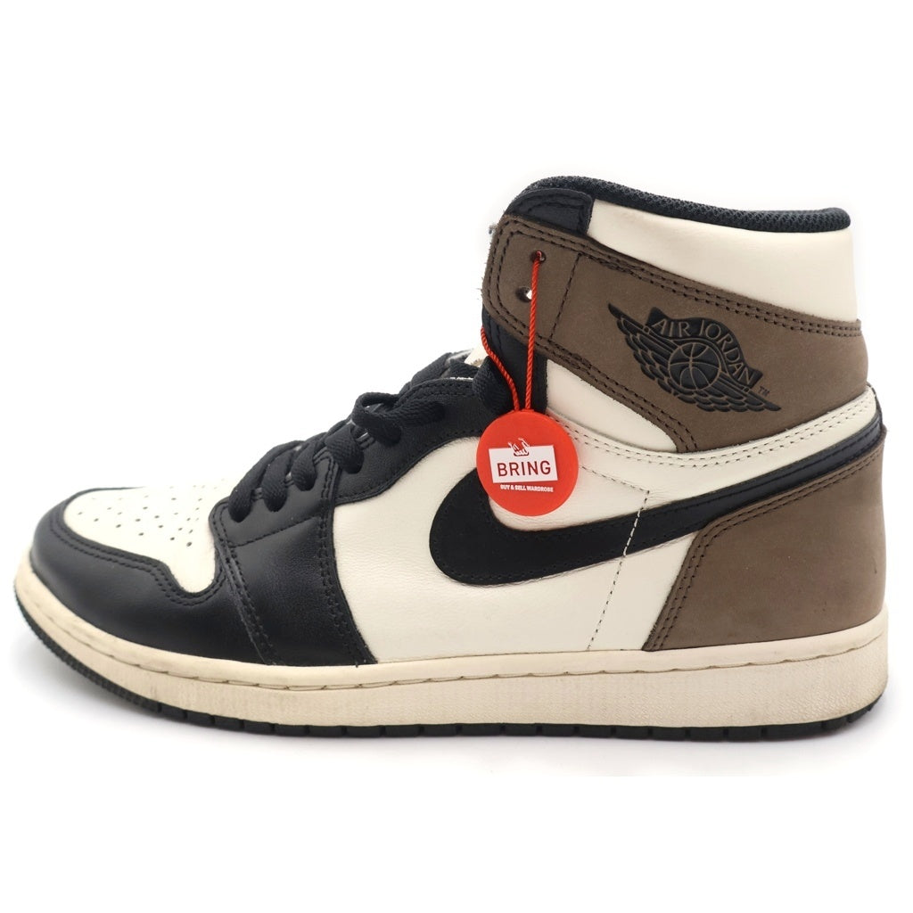 NIKE(ナイキ) AIR JORDAN 1 RETRO HIGH OG DARK MOCHA エアジョーダン1 レトロ ダークモカ ハイカットスニーカー ブラック/ブラウンUS10/28cm 555088-105