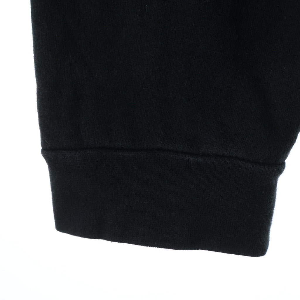 CHROME HEARTS(クロムハーツ) WWW.CHROMEHEARTS.COM SILVER GLITTER HOODIE オンライン限定 グリッター ホースシューバックプリント プルオーバースウェットパーカー フーディー ブラック