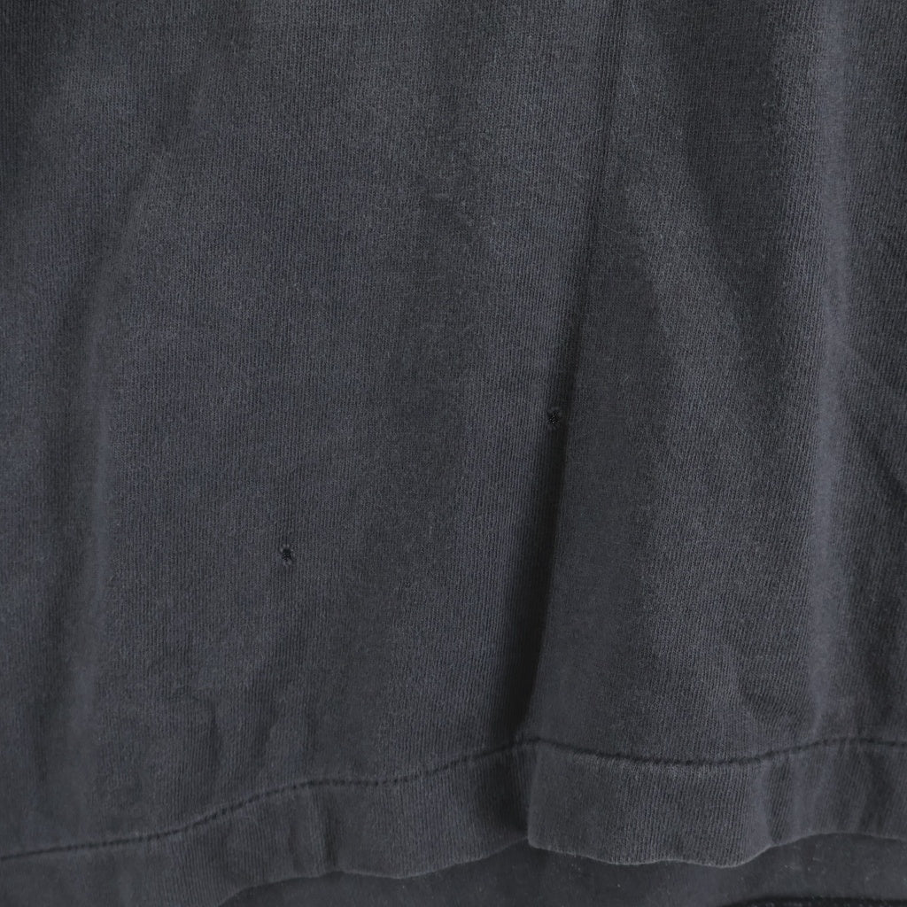 SAINT MICHAEL(セントマイケル) 25SS RAINBOW LS TEE加工 レインボーロゴプリントTシャツ 長袖クルーネックカットソー ブラック SM-HR8-0000-032