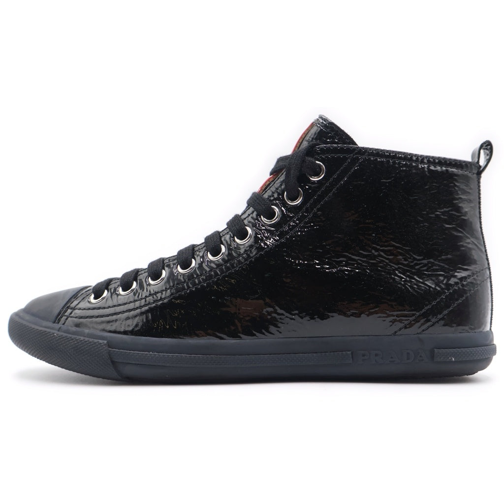 PRADA SPORT(プラダ スポーツ) エナメル ラバートゥ ハイカット