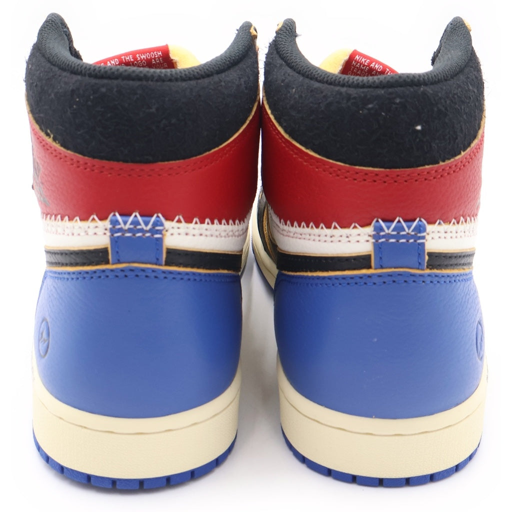 NIKE(ナイキ) ×Fragment Design ×UNION AIR JORDAN 1 HIGH OG フラグメントデザイン ユニオン エアジョーダン1 ハイカットスニーカー US9.5/27.5cm IO7847-002