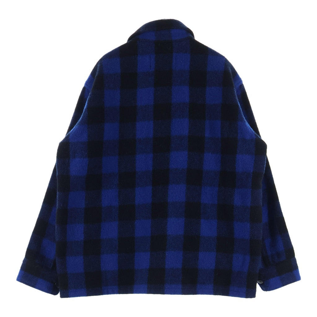 SUBCULTURE(サブカルチャー) 25AW BUFFALO CHECK JACKET バッファロー チェック シャツジャケット ブルー/ブラック SCJK-A2501